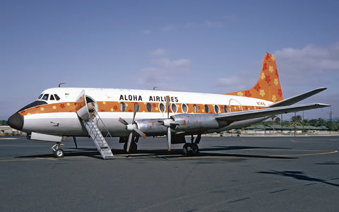 N7416 Viscount 700 Aloha Airlines