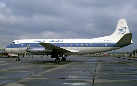 G-AOYJ Viscount 800 Cyprus Airways
