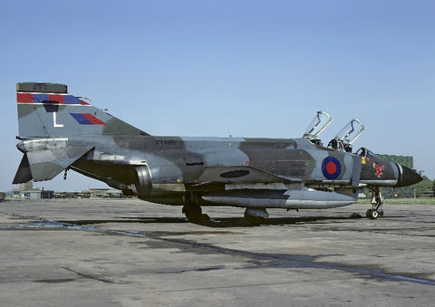 XV499 L Phantom FGR2 RAF 23Sqdn RAF Wattisham May80